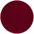 Safavieh Luxe Shag Hand Tufted Round Rug, Red - 8 x 8 ft. SGX160E-8R